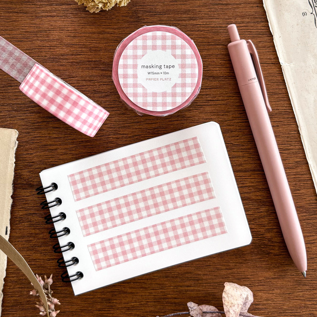 Washi Tape - Checkered (pink)