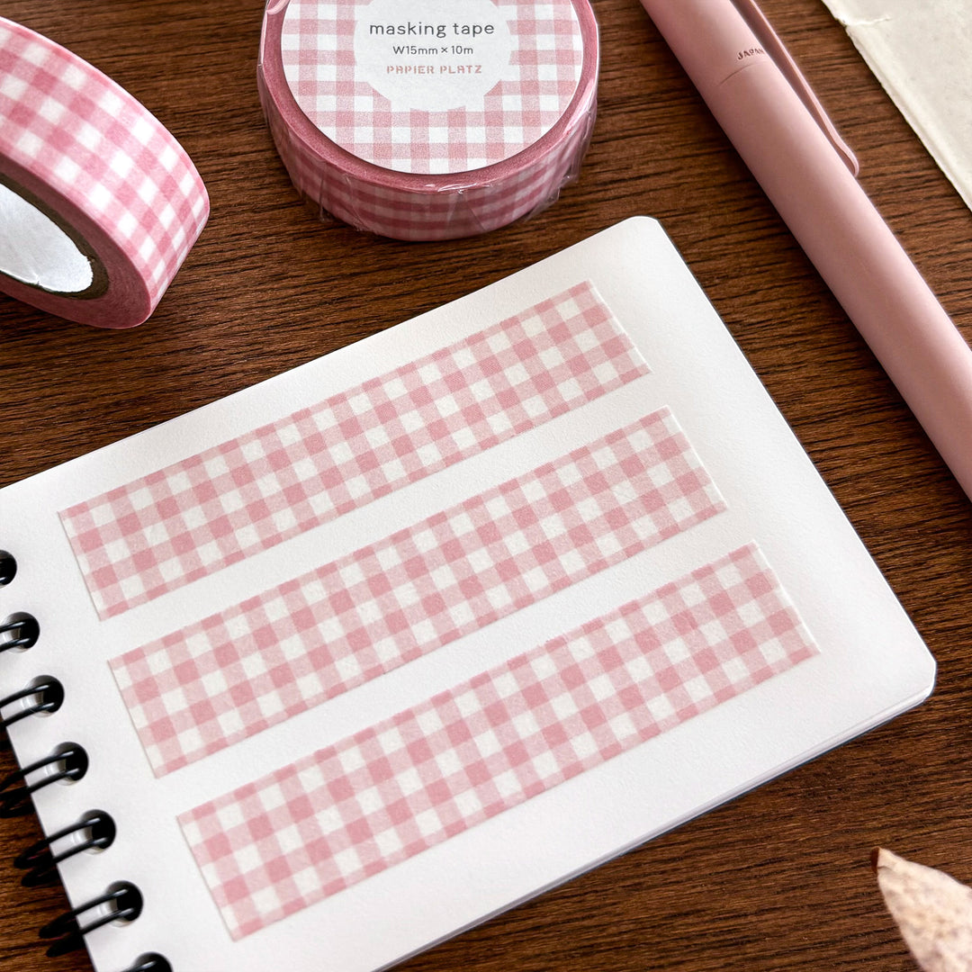 Washi Tape - Checkered (pink)