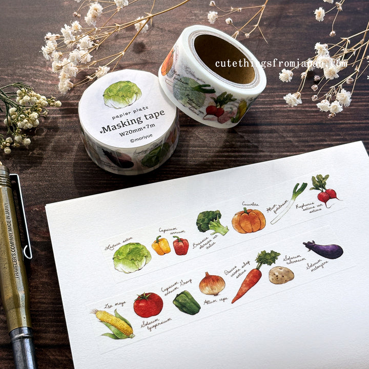 Moriyue Washi Tape - Vegetable