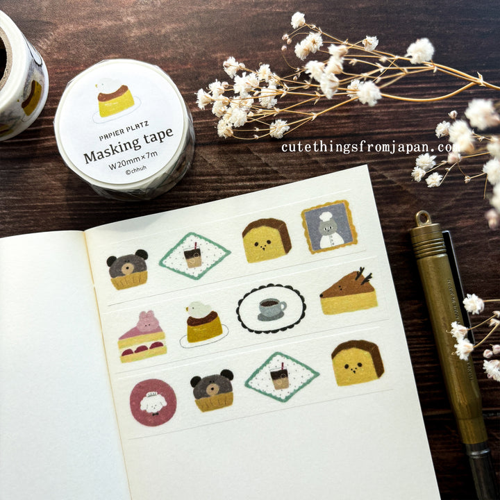 chhuh Washi Tape - Animal Cafe