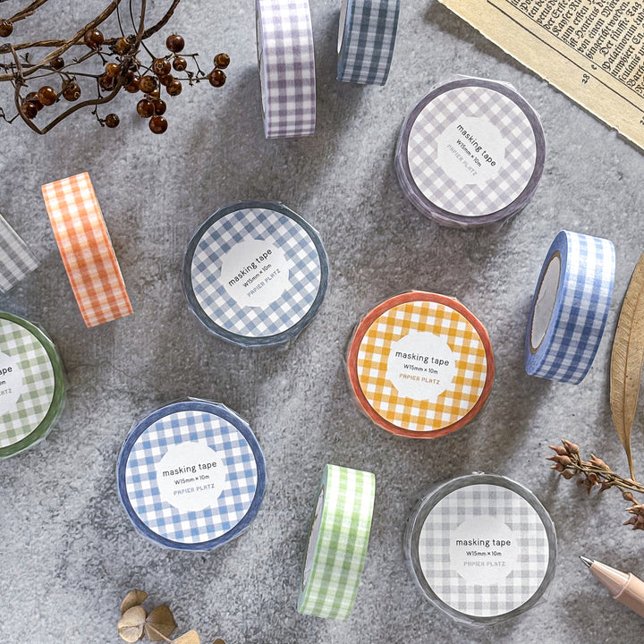 Washi Tape - Checkered (gray)