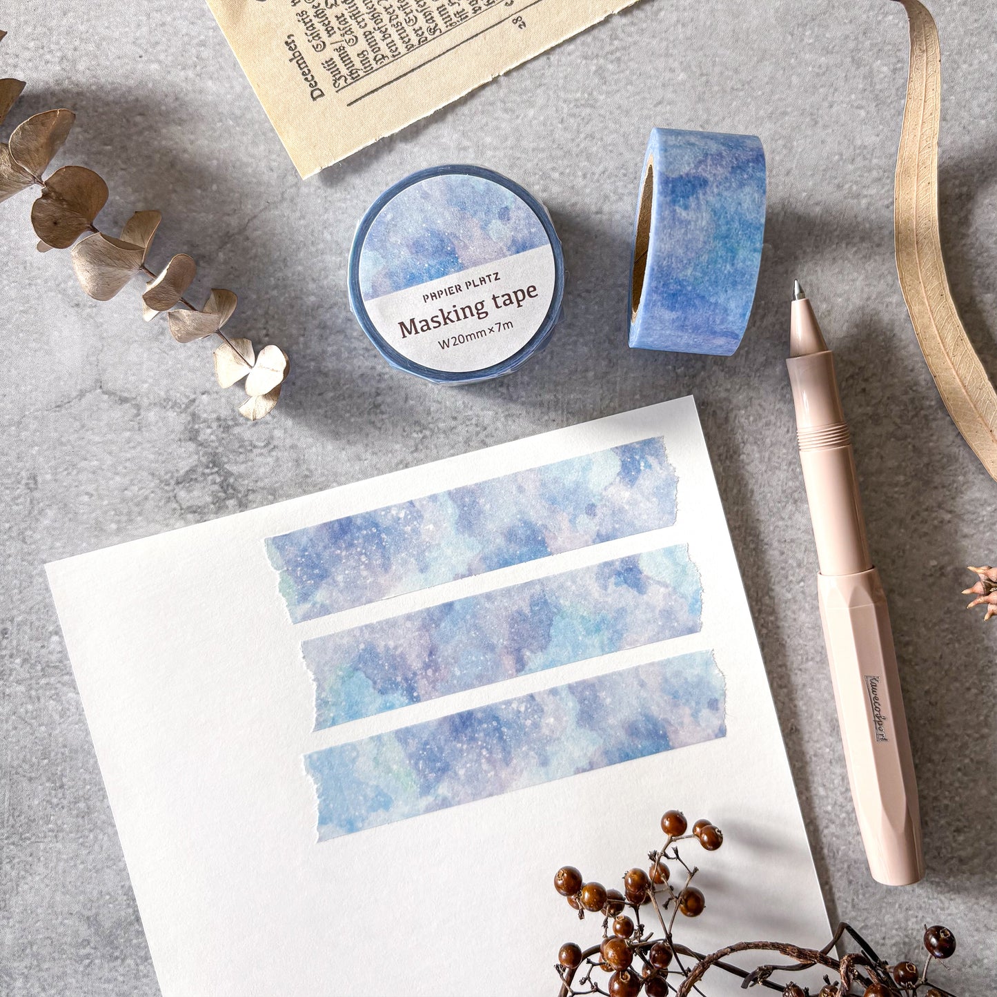 Washi Tape - Blue Cloud
