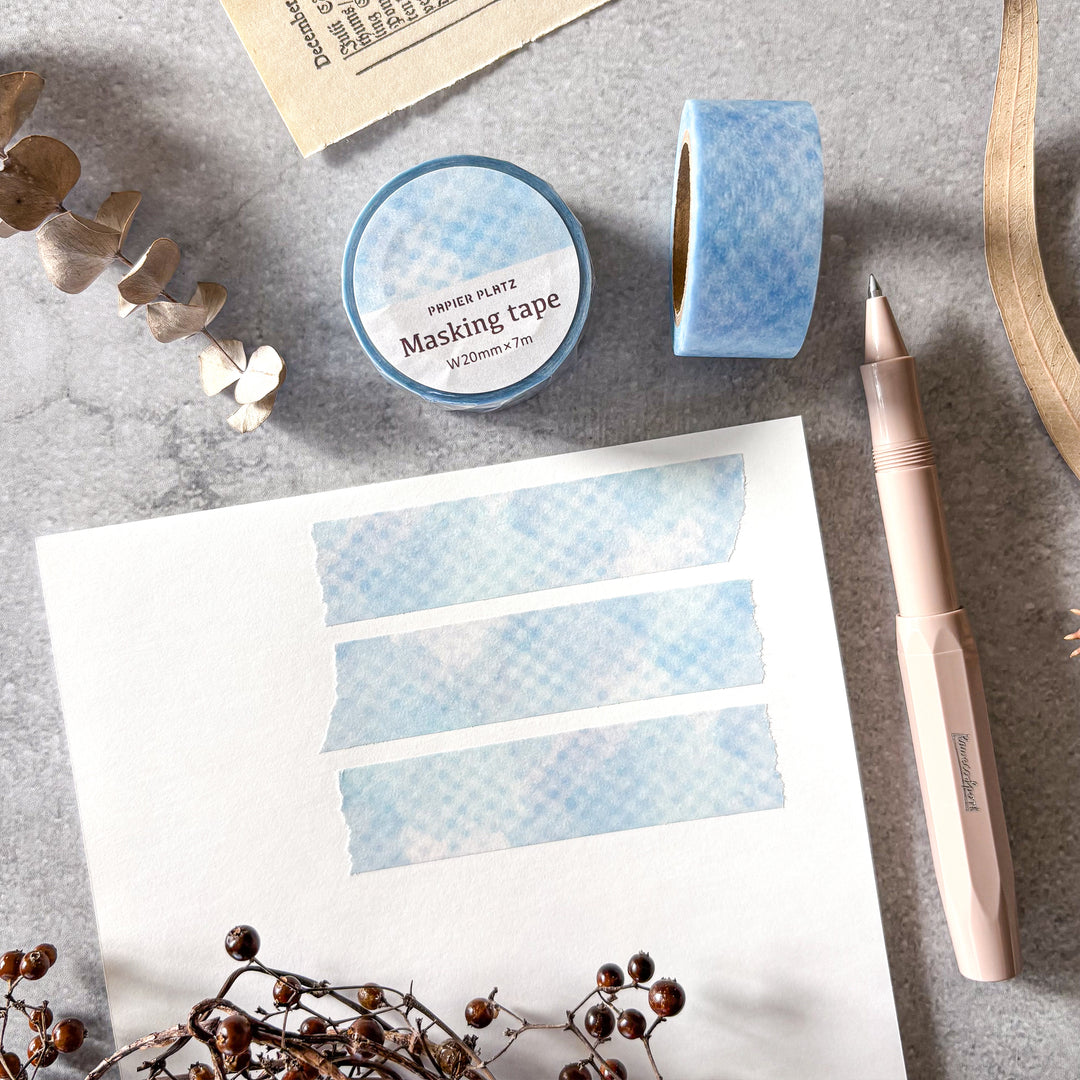 Washi Tape - Blue Grid