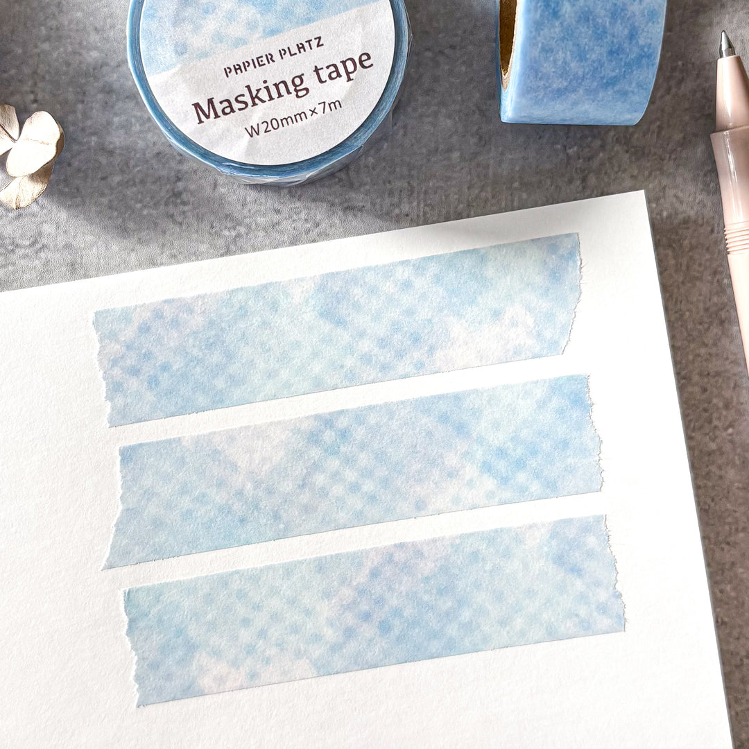 Washi Tape - Blue Grid