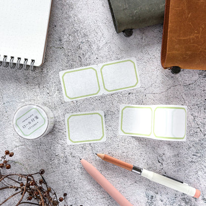 Roll Sticky Note - Green Frames