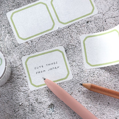 Roll Sticky Note - Green Frames