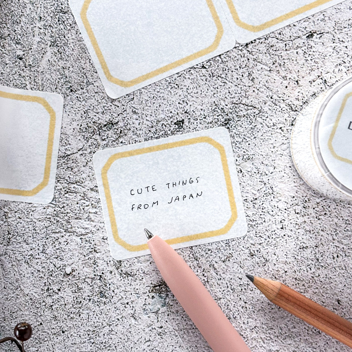 Papier Platz / Roll Sticky Note - Yellow Frame