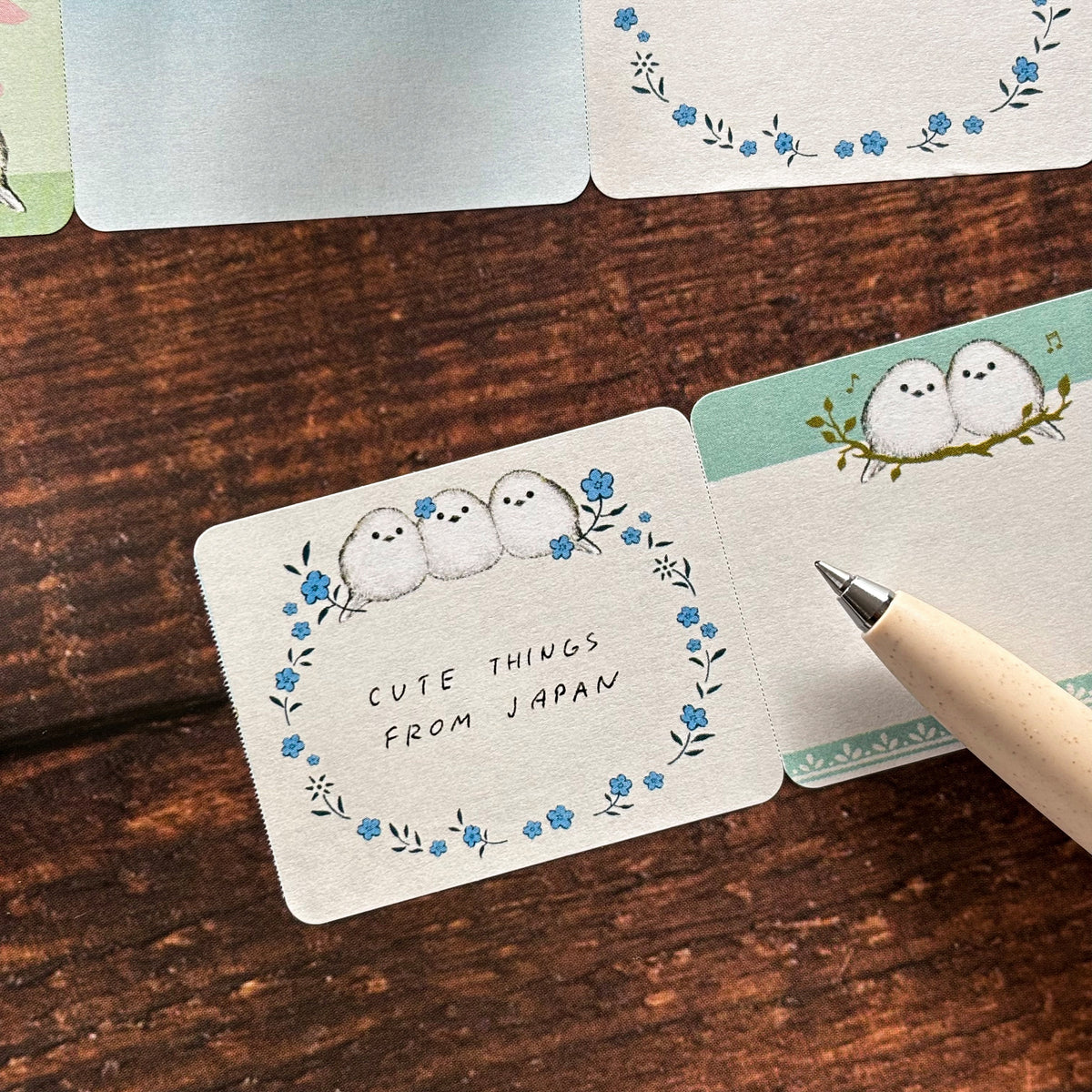 MILINA / Roll Sticky Note - Long-tailed Tit