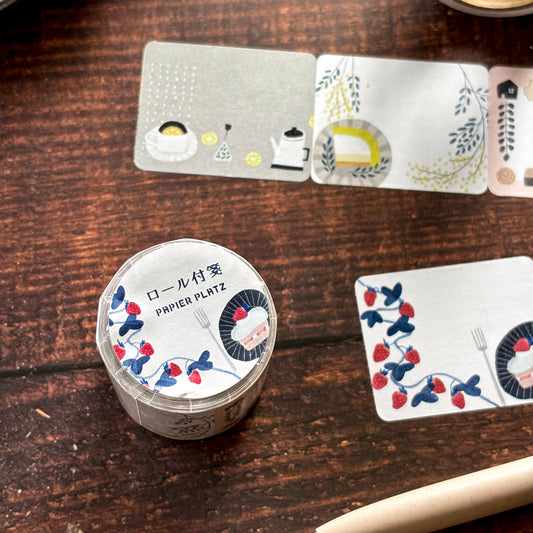Papier Platz x Emi Nakano Roll Sticky Note - Cafe Time