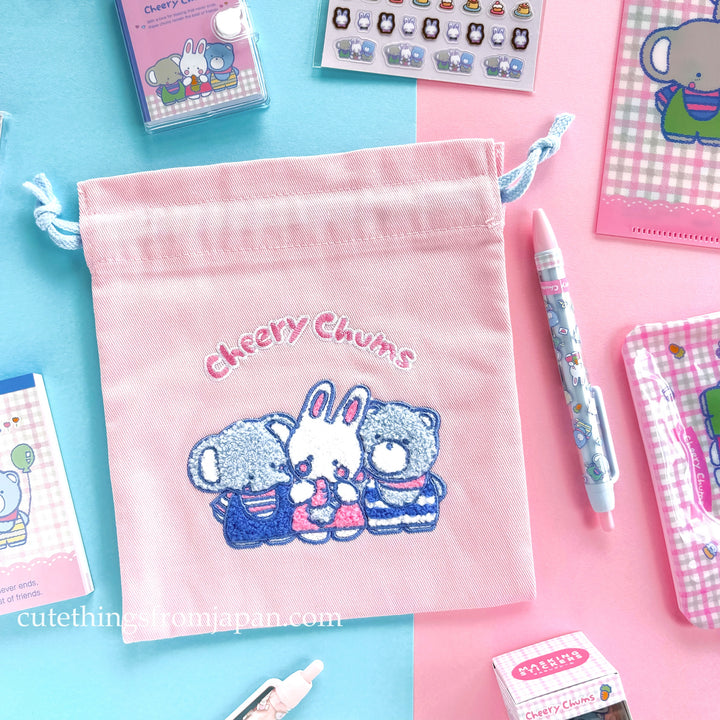 Sanrio Drawstring Purse - Cherry Chums