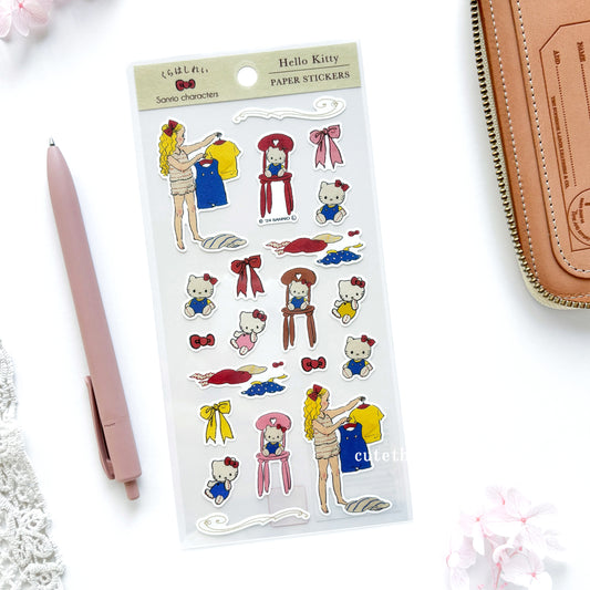 Limited Edition Rei Kurahashi Stickers - Going out with Hello Kitty