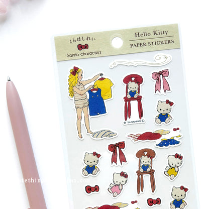 Limited Edition Rei Kurahashi Stickers - Going out with Hello Kitty