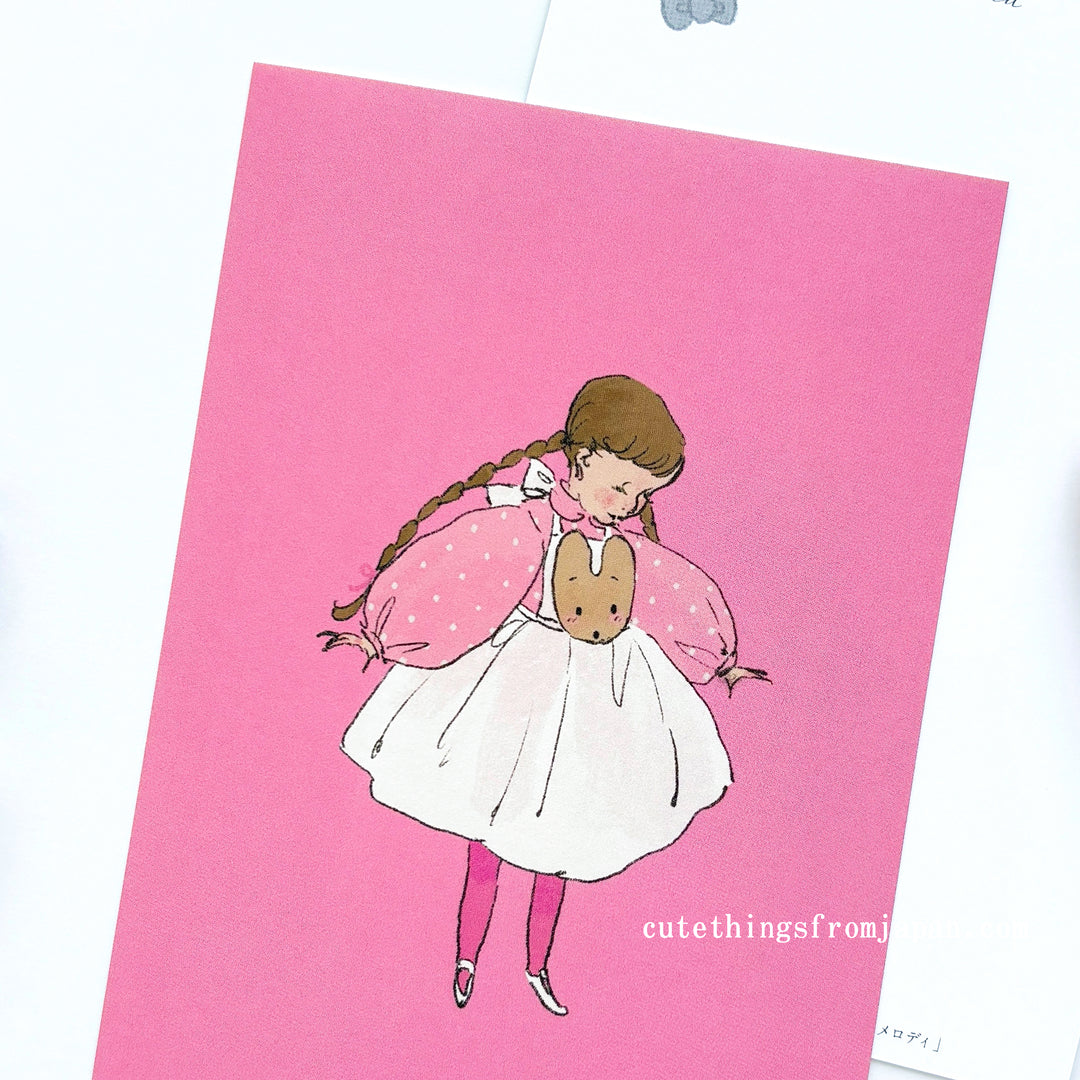 Limited Edition Rei Kurahashi Postcard - Marron Cream