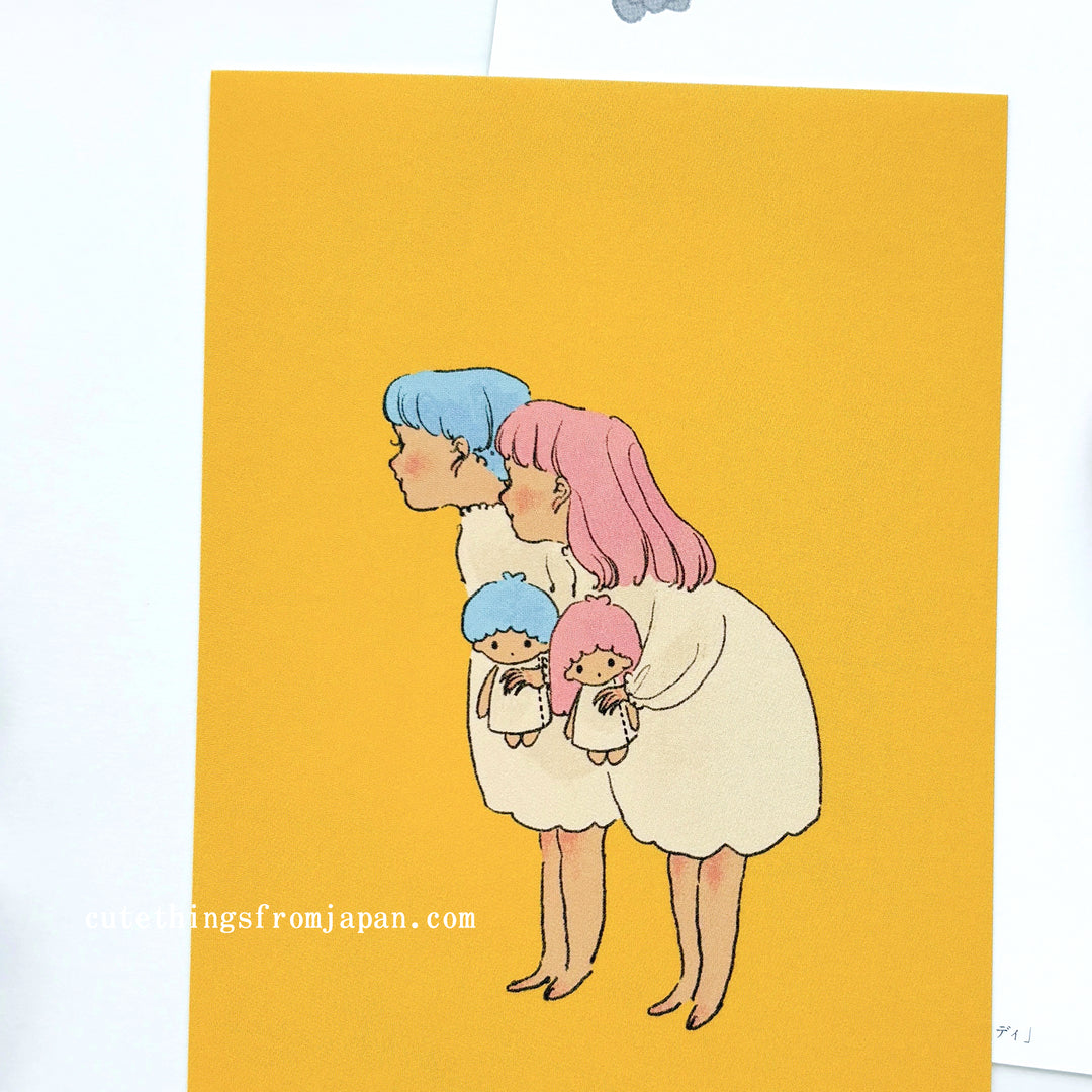 Limited Edition Rei Kurahashi Postcard - Twin Little Stars