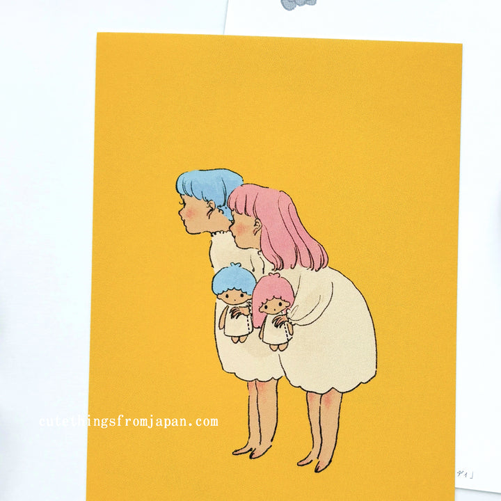 Limited Edition Rei Kurahashi Postcard - Twin Little Stars