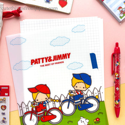 Sanrio A5 Clear File - Patty & Jimmy