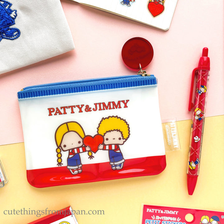 Sanrio Mini Zipper Pouch - Patty & Jimmy