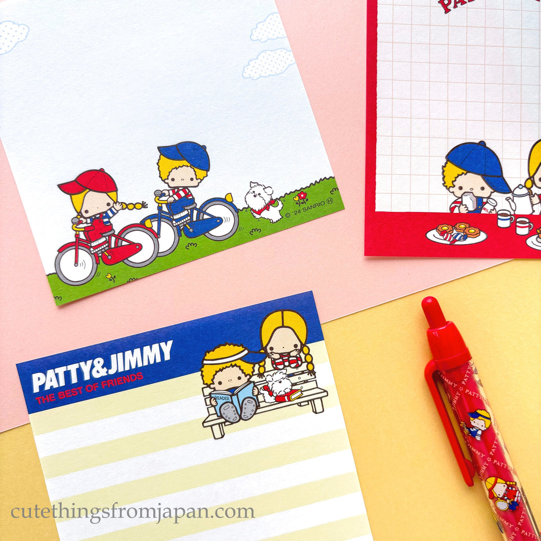 Sanrio Memo Pad - Patty & Jimmy