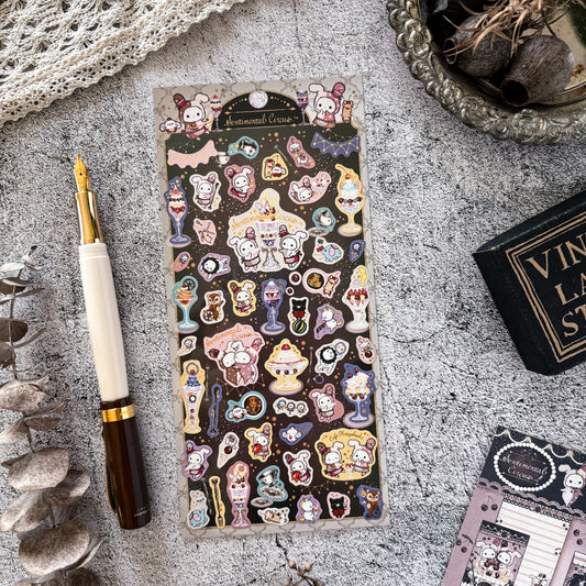 Sentimental Circus Stickers - Night Parfait