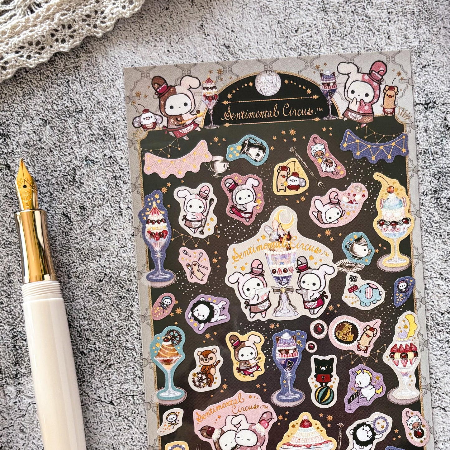 Sentimental Circus Stickers - Night Parfait