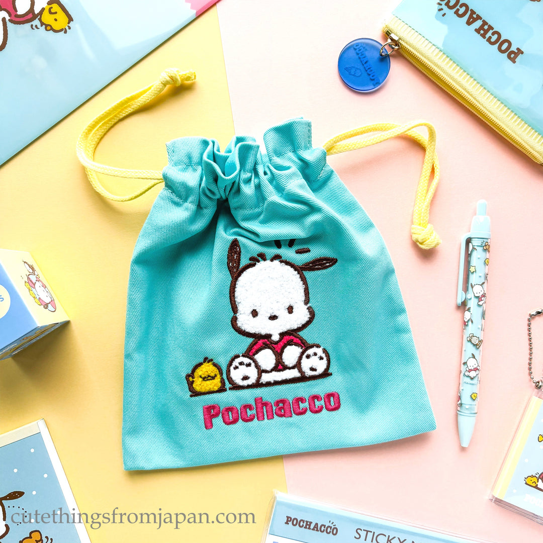 Sanrio Drawstring Purse - Pochacco