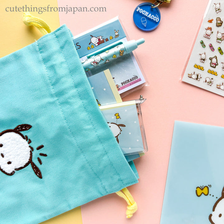 Sanrio Drawstring Purse - Pochacco