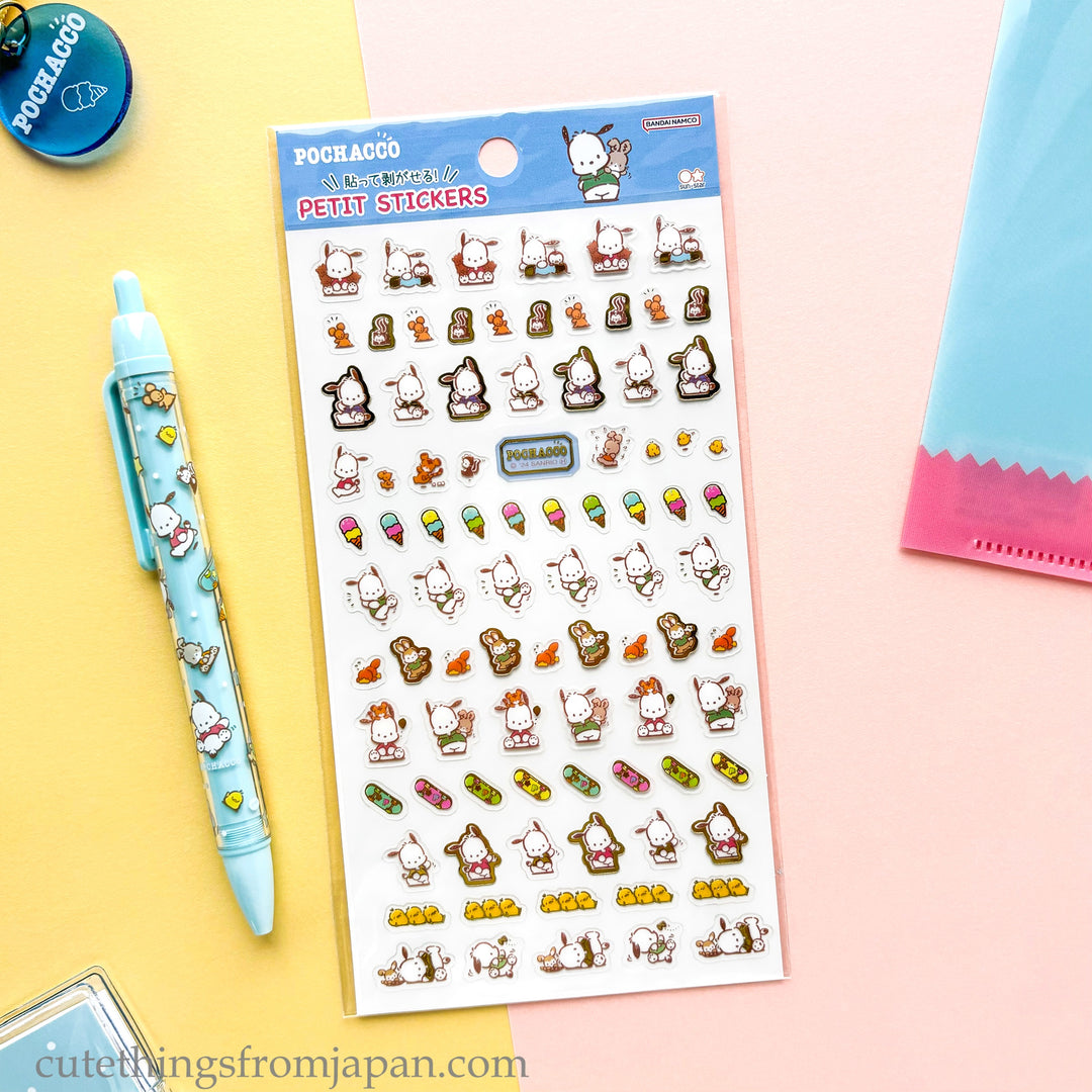 Sanrio Petit Stickers - Pochacco