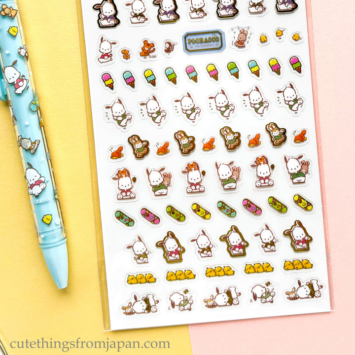 Sanrio Petit Stickers - Pochacco