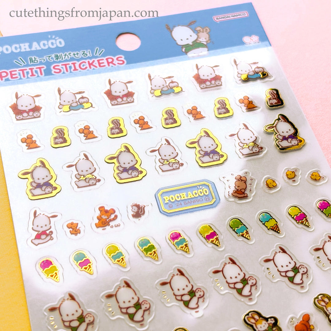 Sanrio Petit Stickers - Pochacco