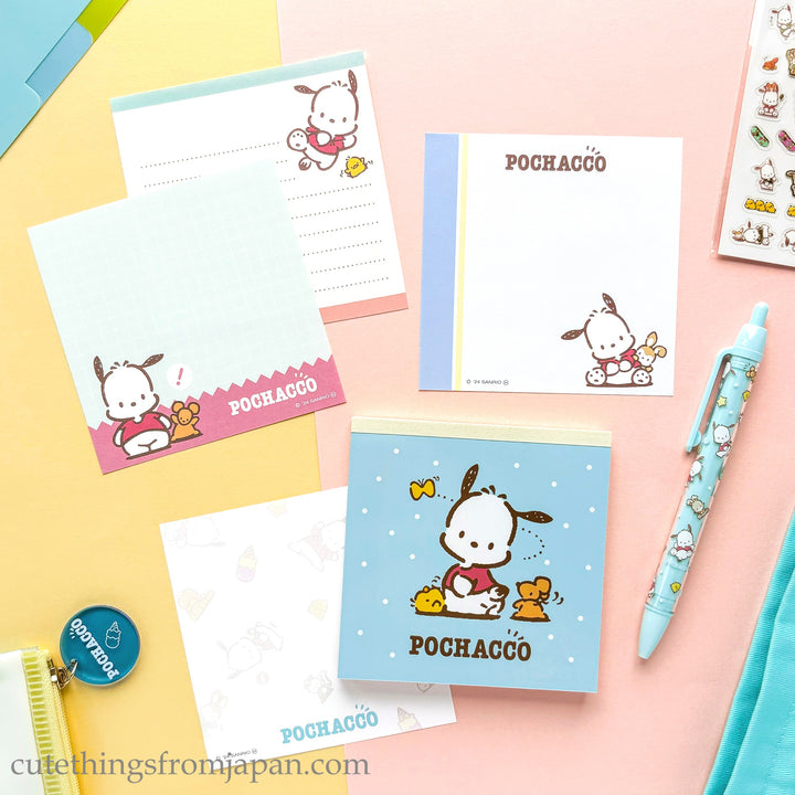 Sanrio Memo Pad - Pochacco