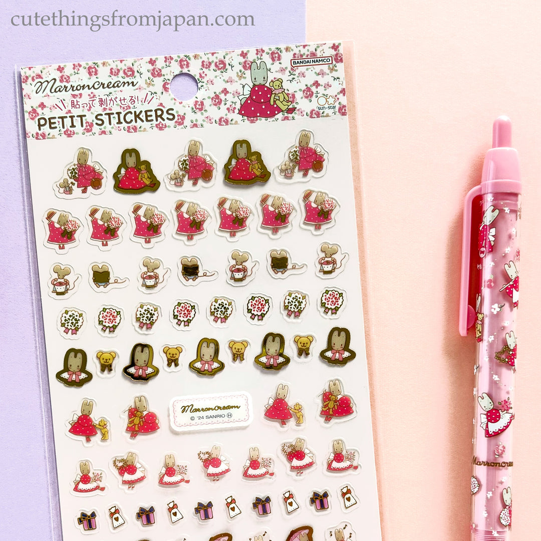 Sanrio Petit Stickers - Marron Cream