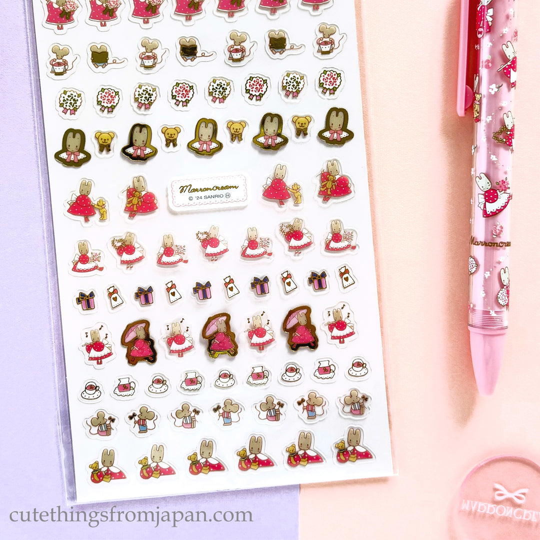 Sanrio Petit Stickers - Marron Cream