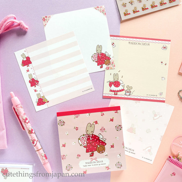 Sanrio Memo Pad - Marron Cream