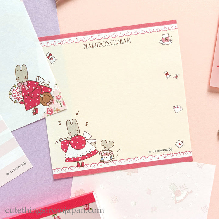 Sanrio Memo Pad - Marron Cream