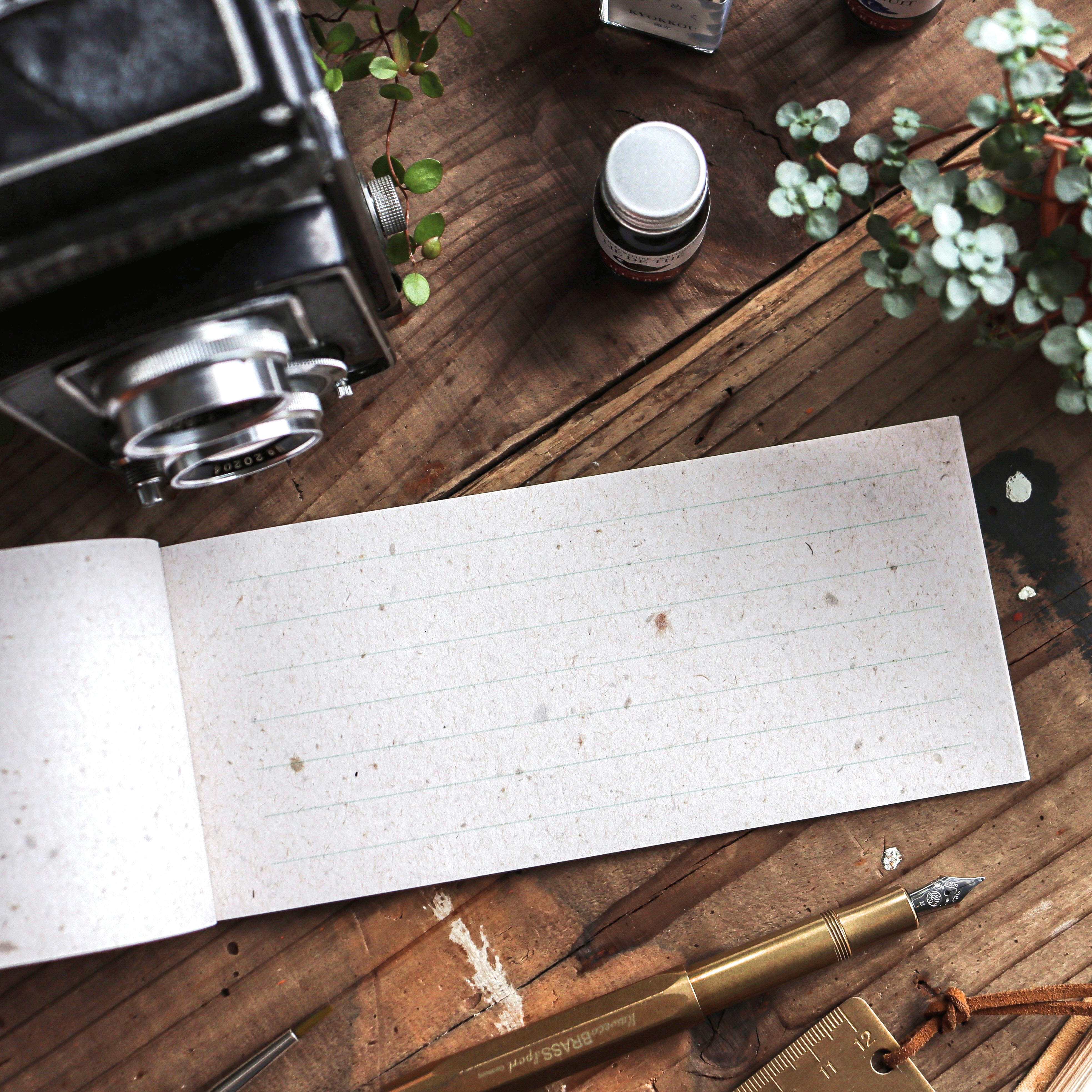 Sutenai Washi Paper Memo Pad (Ruled)