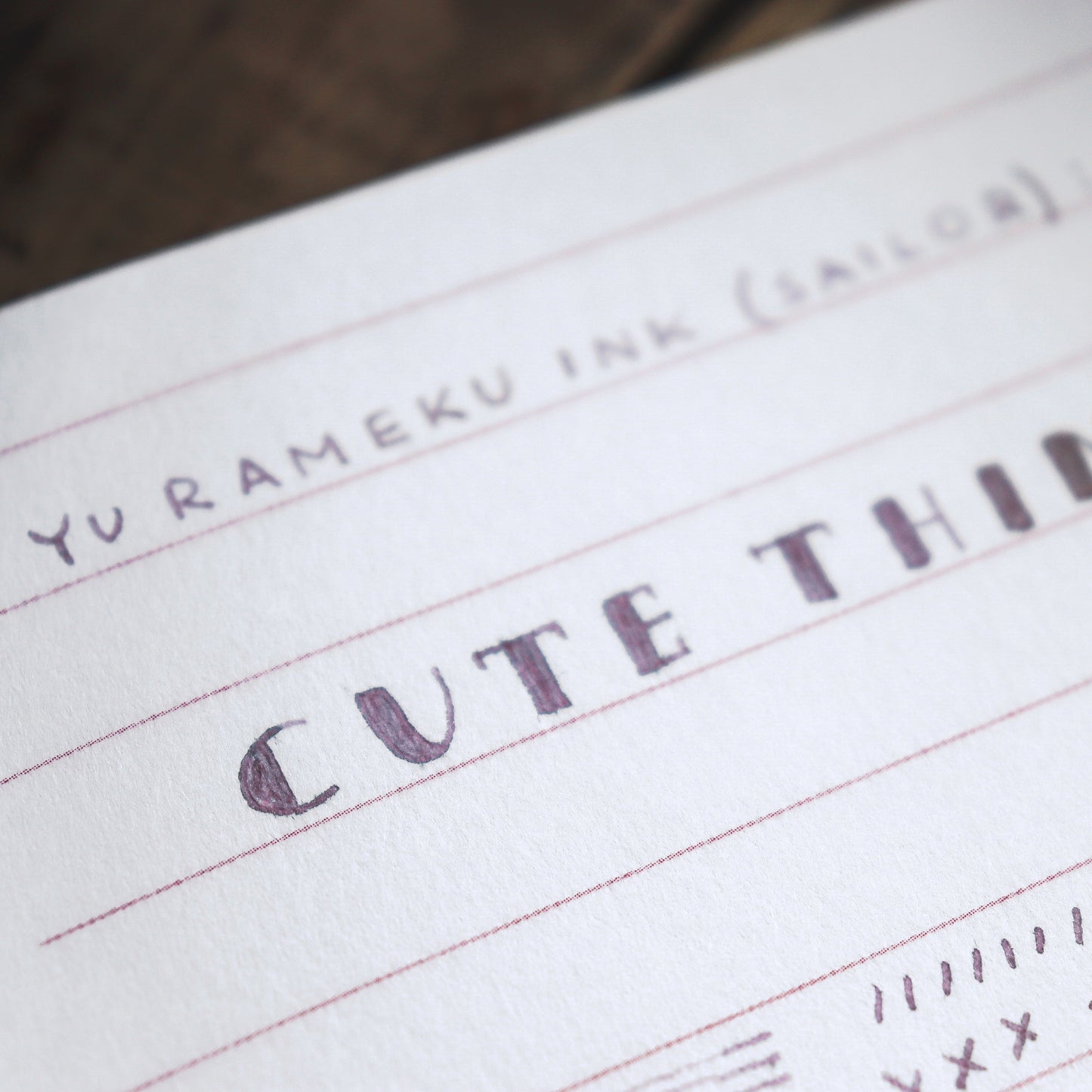 Torinoko Washi Paper Memo Pad (Ruled)