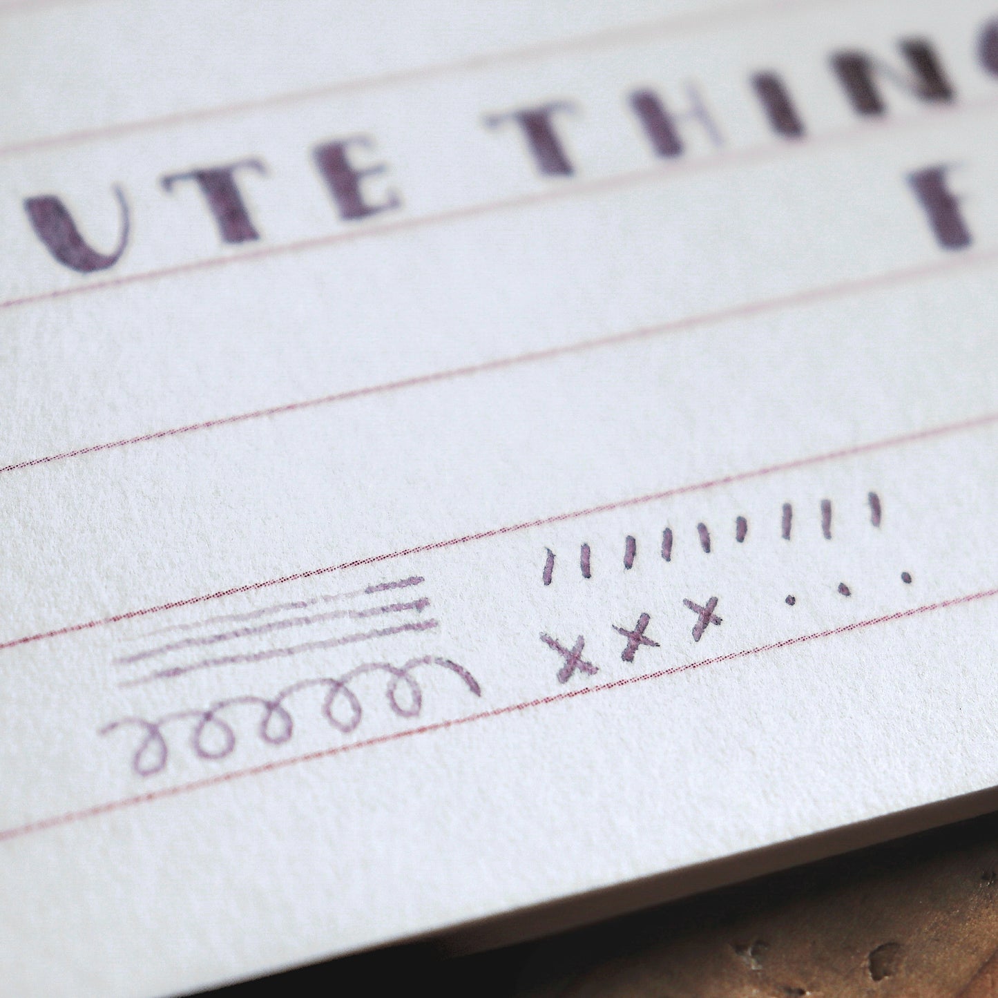 Torinoko Washi Paper Memo Pad (Ruled)