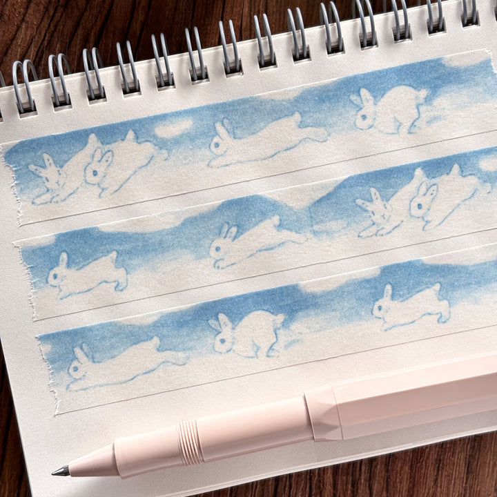 Shinako Moriyama Washi Tape - Bunny Cloud