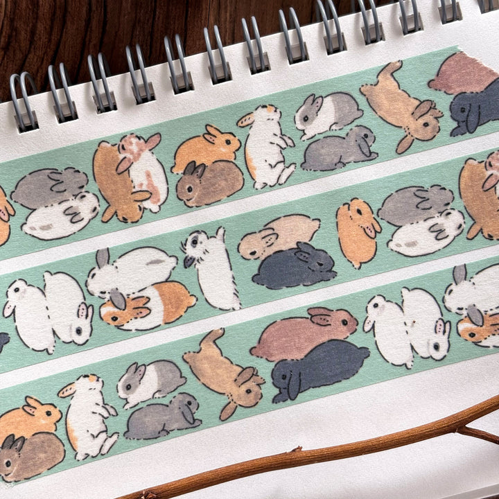 Shinako Moriyama Washi Tape - Happy Bunny Friends