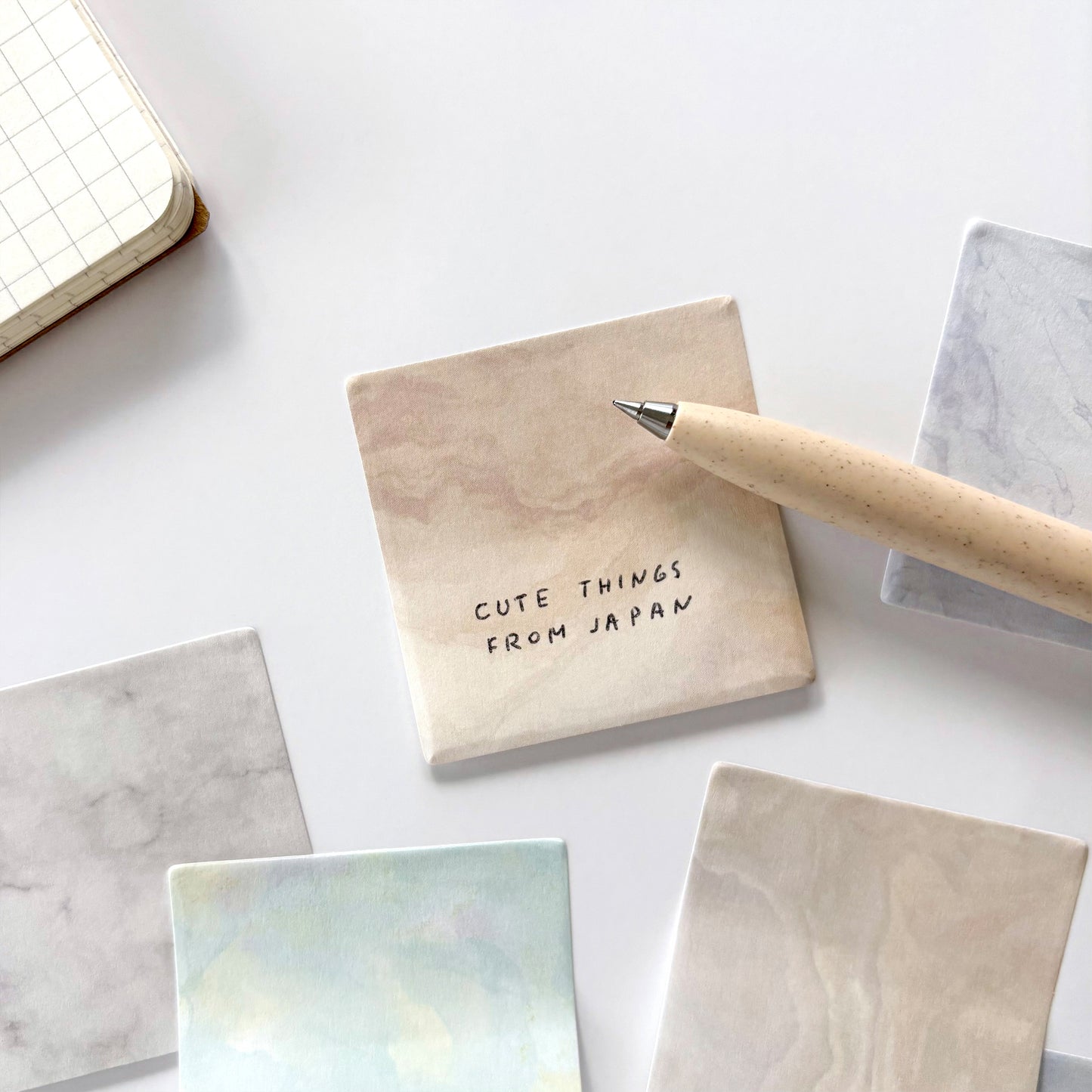12 Design Sticky Note - Marble