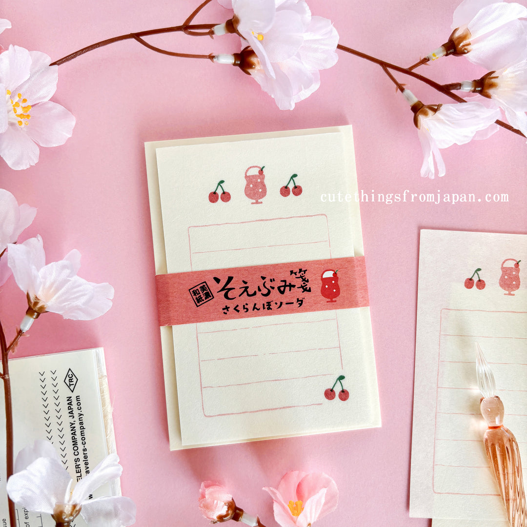 Spring Limited Mini Letter Set - Sakura Cream Soda
