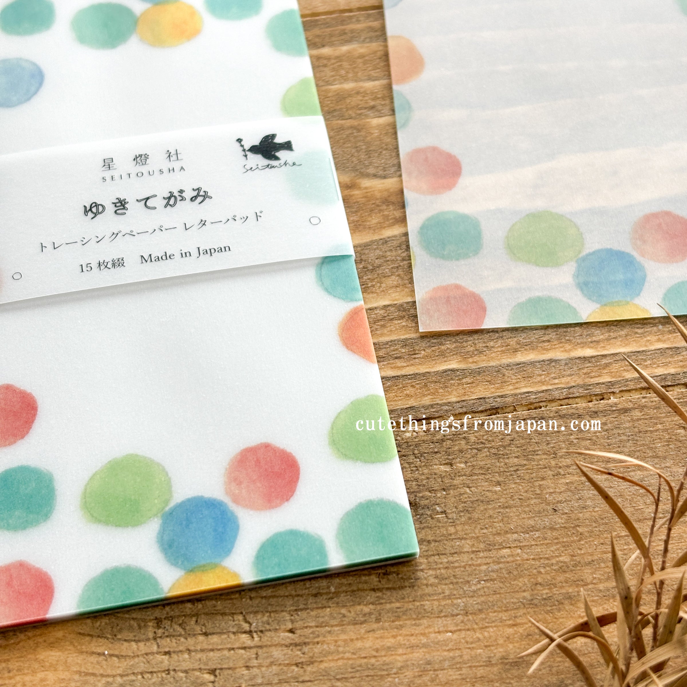 Tracing Paper Pad - Colorful Bubbles
