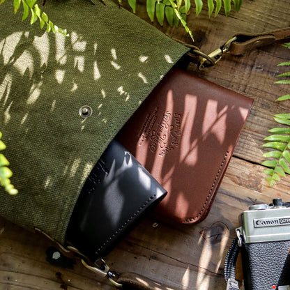 The Superior Labor Leather Small Purse - Black