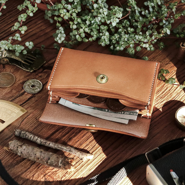 The Superior Labor Leather Small Purse - Natural