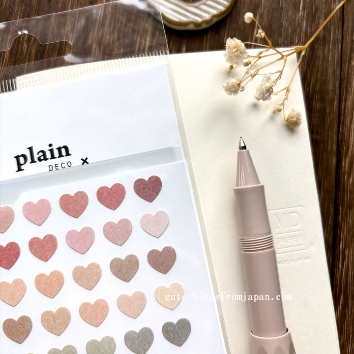 Plain Deco Stickers (3 sheets)  - Plain #52