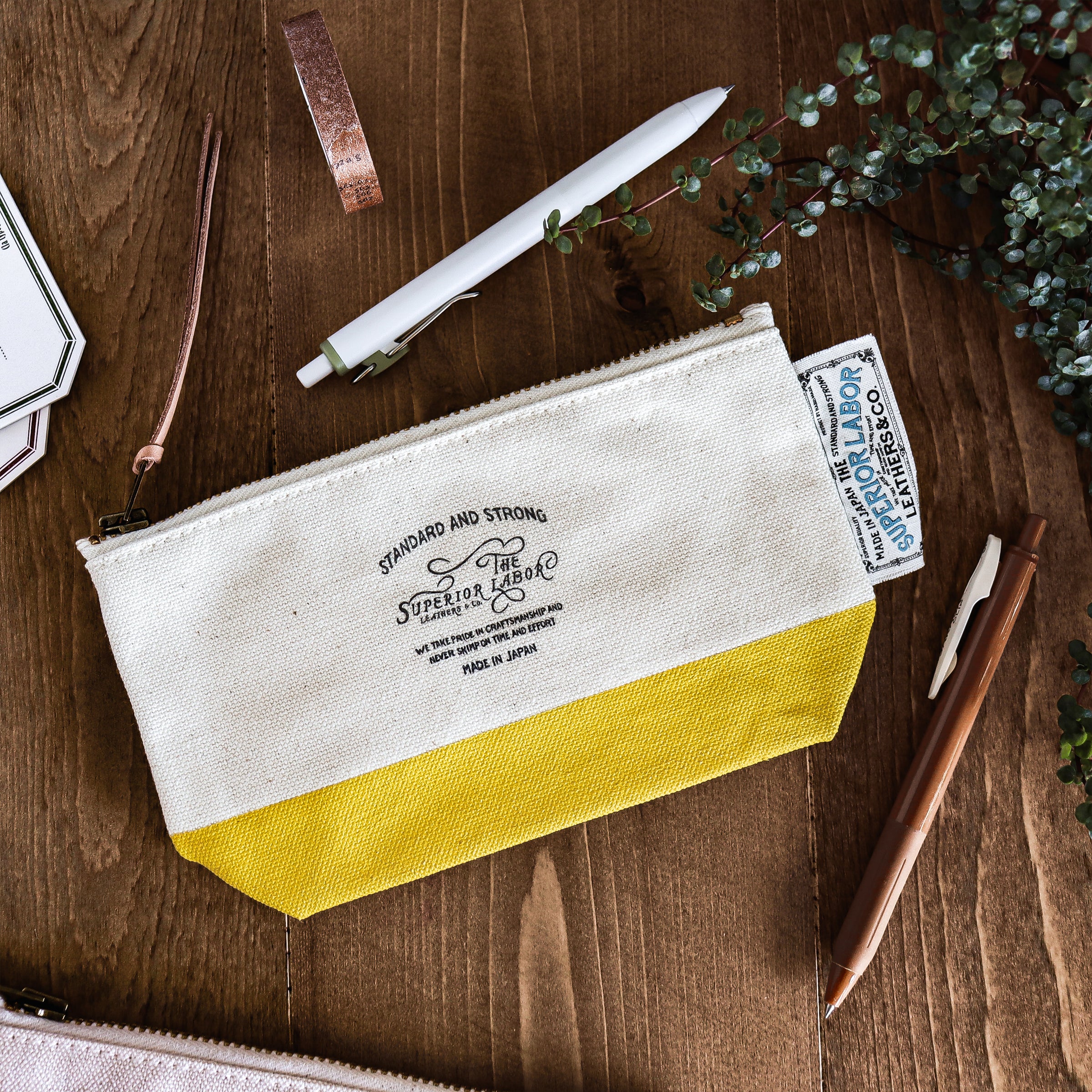 The Superior Labor / Engineer Pouch - Yellow (Size #2)