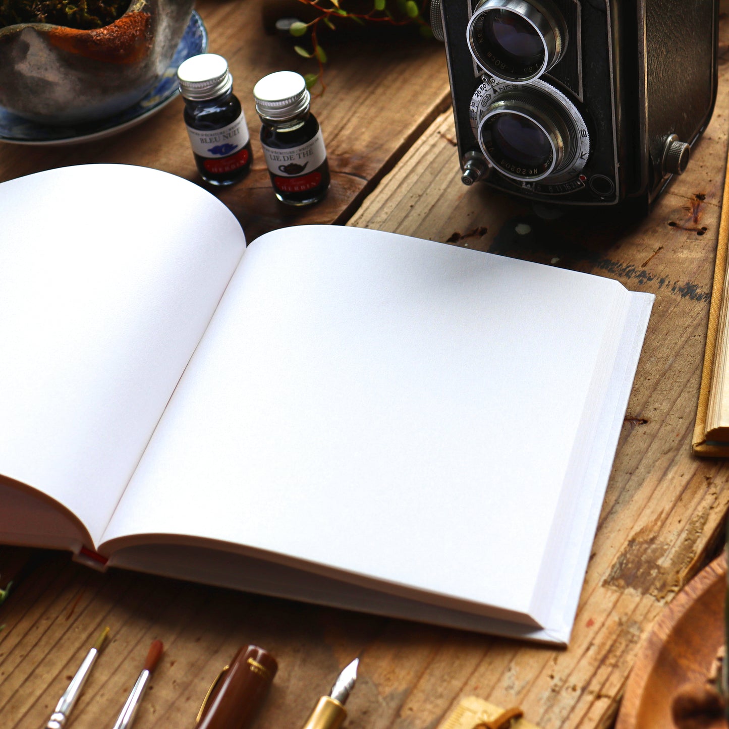 Torinoko Washi Paper Hardcover Notebook - Square