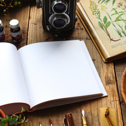 Torinoko Washi Paper Hardcover Notebook - Square