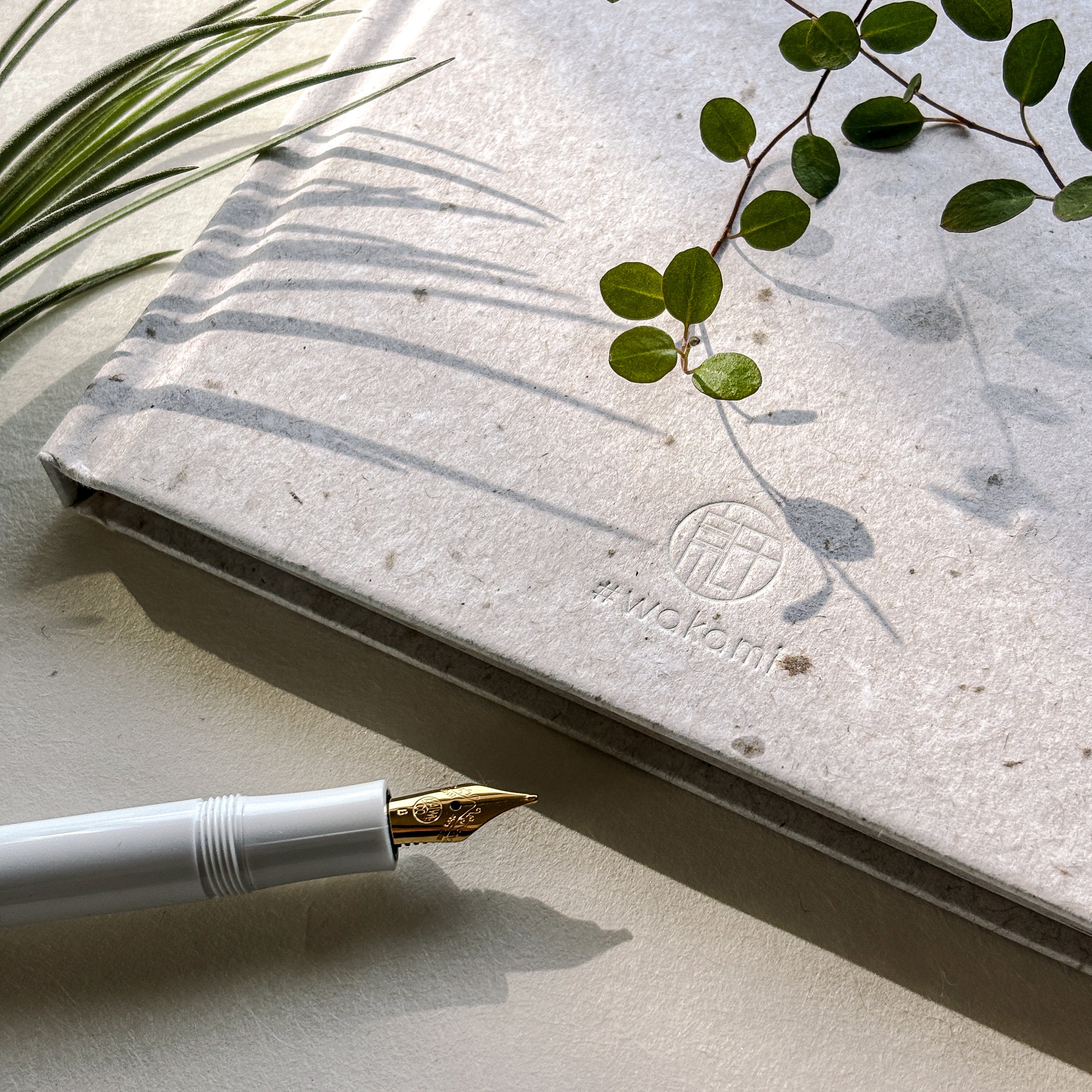 Sutenai 100% Recycled Washi Paper Hardcover Notebook - Square