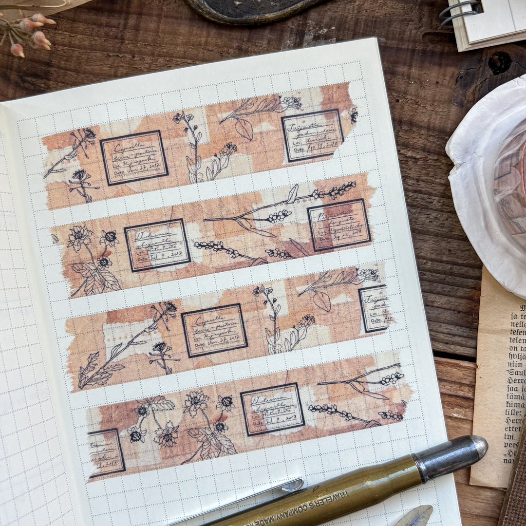 HUTTE Washi Tape - Botanical